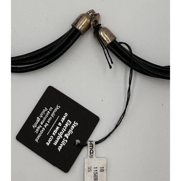 E & L Sterling Silver Electroform Necklace Unique Chunky Statement NWT - Picture 9 of 15